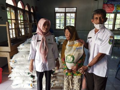 Penyaluran Program Bantuan Pangan - CBP 2023 Desa Adikarto Kecamatan Adimulyo